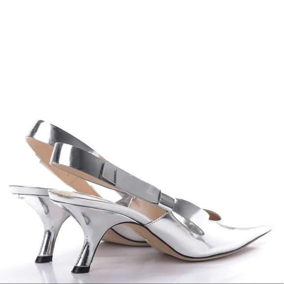 Christian Dior J’adior Metallic Slingback Pumps - Picture 3 of 16